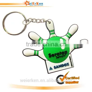 3d Keyring Custom Soft Pvc Keychain Novelty Soft Rubber Keychain thumbnail-1