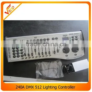 DMX512 240 Console Mini Stage Lighting DMX 240 Controller thumbnail-1