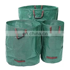 Heavy Duty Extra 500L Black Large Plastic Yard Cleanup Bags for Clipping thumbnail-5