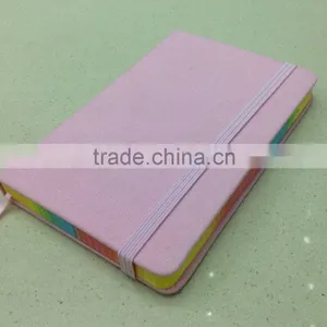Cloth Material Notepad With Color Printed Edge thumbnail-1