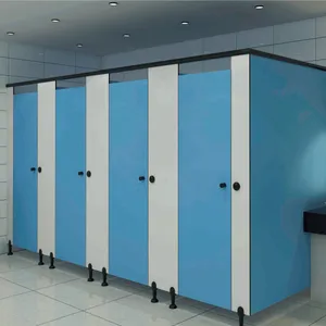 HPL Waterproof Public Toilet Partition/ Bathroom Partition Wall/ Wc Divider Board Toilet Partit Cubicle thumbnail-2