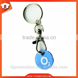 2015 Hot Selling Plastic Trolley Coin Keychain thumbnail-2