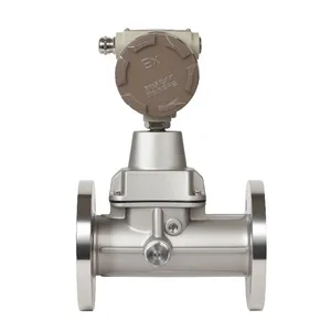 High Accuracy Digital SS304 4-20mA Gas Swirl Flowmeter For Hydrogen Oxygen thumbnail-3