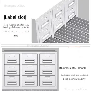 Research Institute Pathology Cold Rolled Steel Tissue Block Cabinet Divider Slots 6 Large Drawers Per Unit Quick Install thumbnail-5