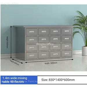 Easy-to-clean Metal Apothecary Chest |for Acupuncture Research in Boston | Medical-grade & Sanitary thumbnail-1
