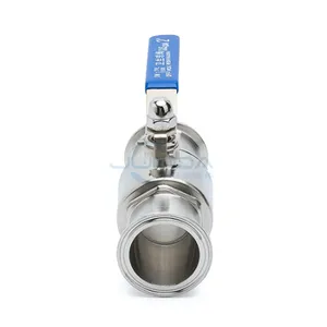 Stainless Steel Sanitary Grade Quick Release Ball Valve Clamp Ball Valve Buckle Type Food Grade Manual Ball Valve thumbnail-2