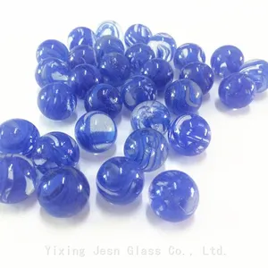 Wholesale Glass Beads Marbles 16mm 25mm Colorful Glass Beads Fishbowl Decorative Beads Craft Ball thumbnail-4