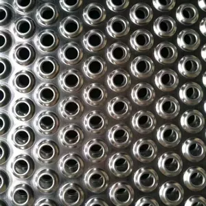 Galvanized Hexagon Perforated Metal Sheet for Facade Wall Cladding thumbnail-1