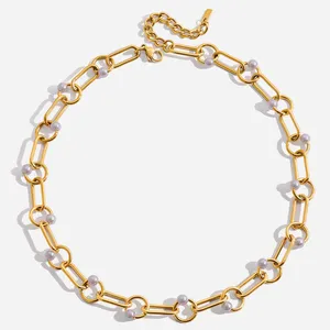 Sea Water Resistant Stainless Steel Necklace With 0.5 Micron TiN Layer thumbnail-2