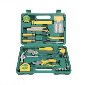 35pcs Household Multi-function Socket Integrated Tool Kit, Home DIY Repair Hand Tool Set With Plastic Case for Home Use thumbnail-1