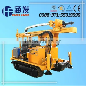 High Efficiency! 200m Depth, HFW200L Crawler Water Well Drilling Equipment thumbnail-1