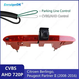 EnruigeOK Car Brake Light Backup Camera for Citroen Berlingo Peugeot Partner MK2 MK3 thumbnail-1