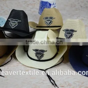 Promotion for Summer Sunshade Protection Straw Hat Wholesale Customized Cowboy Hat Unisex thumbnail-6