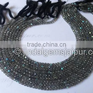 Wholesale Labradorite Faceted Round Beads 4 MM thumbnail-1
