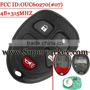 Best Quality 3+1 Button Remote Fob Keyless With 315MHz(FCC:OUC60270) for GM #7 thumbnail-1