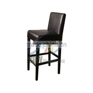 RCH-4071 Wood Bar Chair Leather Bar Stool thumbnail-1