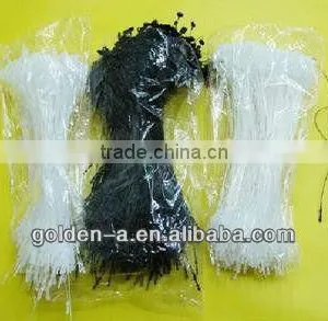 Golden a Cable Tie/pp Loop Tie/pearl Tie Pin thumbnail-1
