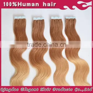7A Cheap Blonde Curly Tape Hair Extensions thumbnail-3