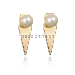 Front Back Ear Cuff Wholesale Handmade 18k Gold Plated Ear Cuff Jewelry on Sale thumbnail-5