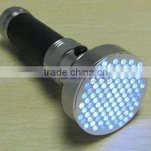 Amazon Hotsale Aluminum 100 LED Blacklight Light UV Nail Gel Curing Torch Camping Flashlight thumbnail-5