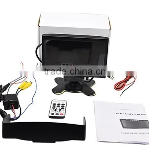 7"Stand Alone Car Monitor With Headrest Mount Frame,reverse Camera Input ,Car Screen for Video thumbnail-6