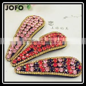 Hot New Fresh Wind Latest European And American Retro Simple Little Hair Clips With Full Stone thumbnail-1