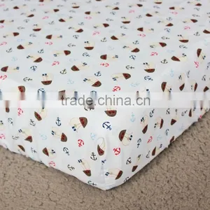100% Cotton Baby Crib Elastic Fitted Sheet thumbnail-3