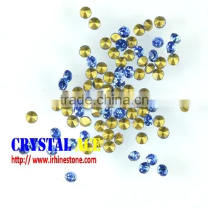 High Quality Rhinestones Pointed Back, Light Sapphire Colour Point Back Crystal, MC Chatons for Jewelry Making thumbnail-1