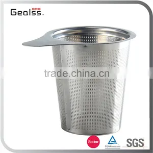 Promotional Christmas Gift Stainless Steel Tea Strainers With Handle thumbnail-1