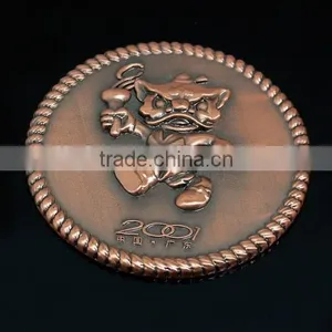 Hot Selling Souvenir Metal Great Wall Of China Coin thumbnail-5
