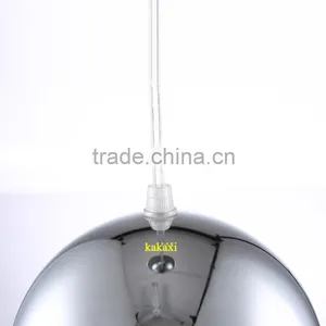 18W Apple LED Pendant Lights For Dining Room Lamp Plating Silver Color Creative LED Art Chandelier thumbnail-4