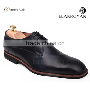 Fashionable Classic Black Color Leather Handmade Shoe thumbnail-1