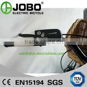 City Bike Lithium Electric Bike With Basket thumbnail-3