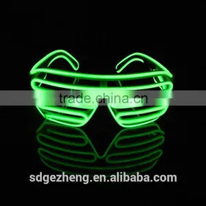 Wholesale el Wire Framed Colorful Glasses for Party Wedding in USA Market thumbnail-3