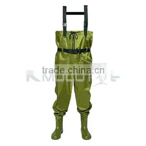 CHN-81202 Adjustable Suit Fishing Waders Tackles Green Fishing Wader Boots thumbnail-2