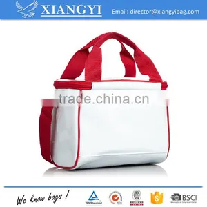 High Quality PU PVC Leather Cooler Bag Insulate Lunch Bag With Aluminum Foil Lining Supplier's Choice thumbnail-5
