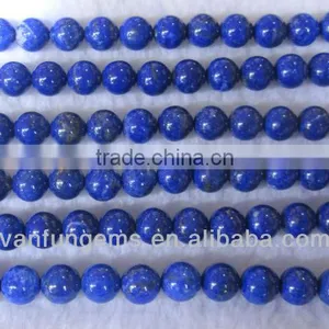Wholesale Polish Natural Lapis Round Beads for Jewelry thumbnail-1