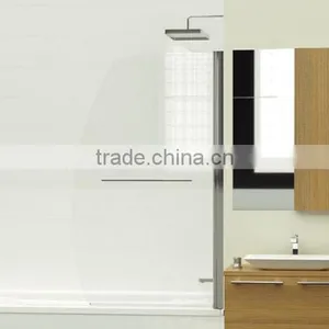 Sail Bath Screen,5mm Toughened Glass Freestand Bath Screen thumbnail-2