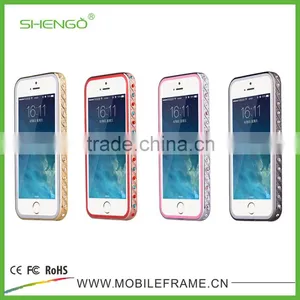 Diamond Metal Bumper With TPU Case for IPhone 5/5S thumbnail-5