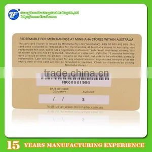 Low Cost Promotion Barcode Card for Shopping Mall thumbnail-5