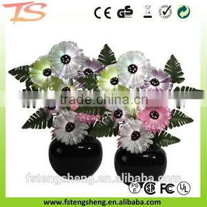 All Ocassions Decor Fibre Optic Articficial LED Silk Flower Light Hand Made Clear Daisy thumbnail-1