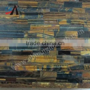 Yellow and Blue Tiger Eye Slab for Wall Tile,flooring Tiel,bathroom Tile thumbnail-1