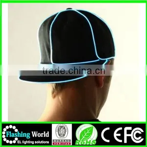 Attractive Designs Neon Embroidery Logo Led Flash Hat thumbnail-4