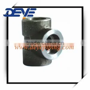 A350LF2 Material Class 3000 High Pressure SW Tee thumbnail-1