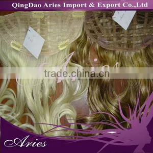 100% Human Hair 3/4 Bandfall Wig thumbnail-1
