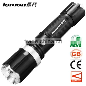 5w Wholesale Strong Light Telescopic Zoom Long Range Attack Torch thumbnail-1