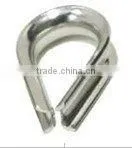 Marine Hardware Stainless Steel Heavy Duty Wire Rope Thimble thumbnail-1