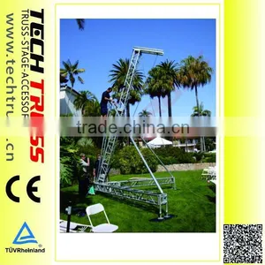 SPT-2 Height 9.5m Loading 1000kg Material 6082-T6 Line Array Speaker Tower thumbnail-3