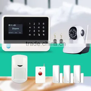 Newest GSM WIFI GPRS Security Alarm System Instruction in Russian & Gsm Home Alarm System Smart Home Wifi Alarms With Camera thumbnail-1