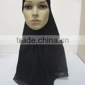 H297 Latest Muslim Hijab With Beautiful Net,muslim Scarf thumbnail-3